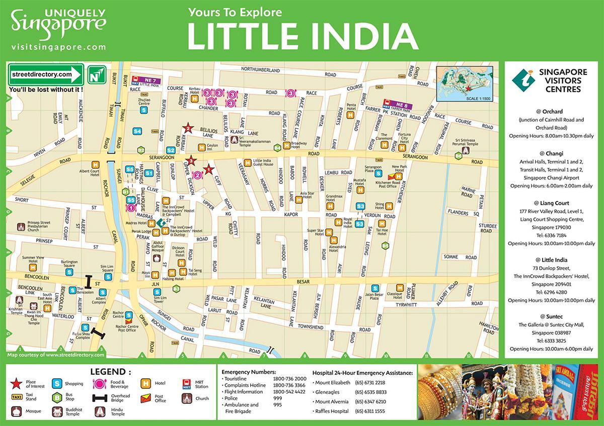 מפה של הודו קטנה קואלה לומפור