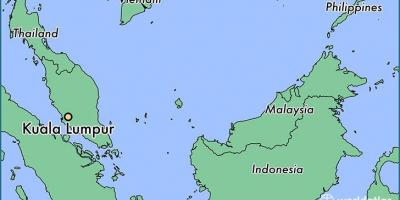 מפה של קואלה לומפור מיקום