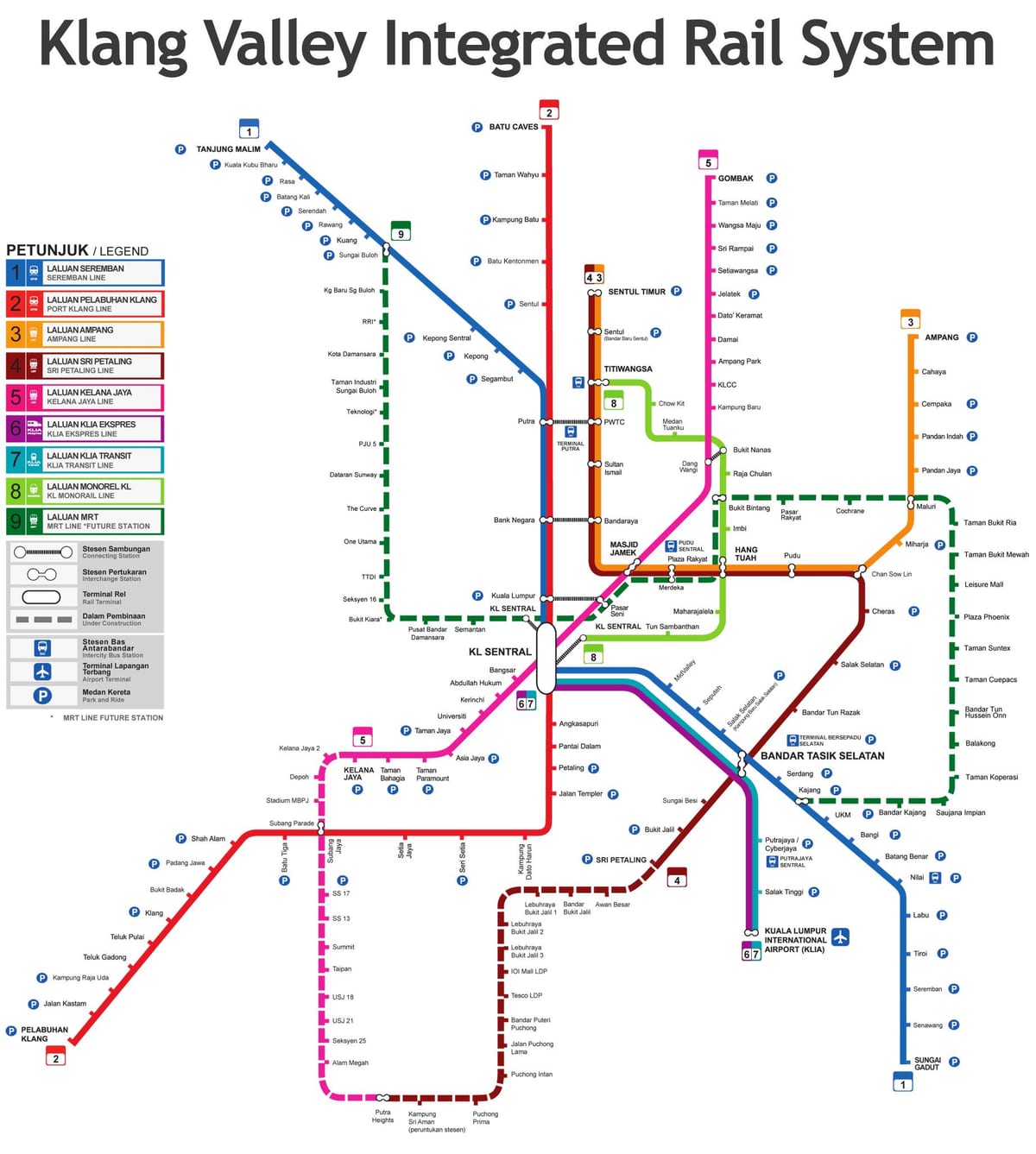 מלזיה תחנת הרכבת המפה