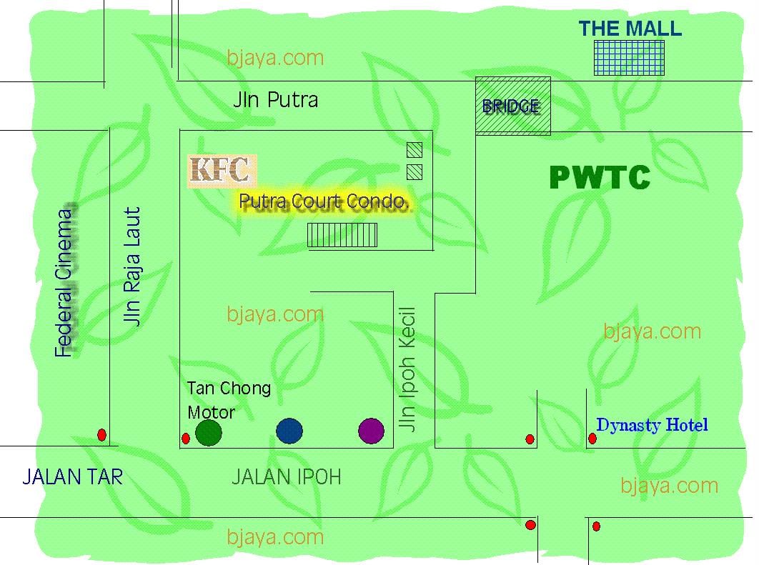 pwtc קואלה לומפור מפה