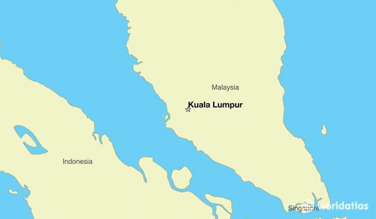 מפה של בירת מלזיה
