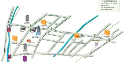 Jalan sultan קואלה לומפור מפה