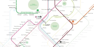 קואלה לומפור mrt המפה 2016