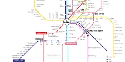 Kl sentral בניית המפה