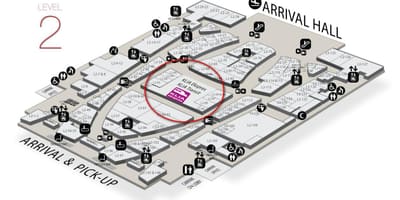 Klia2 מפת הגעה