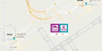 Klia transit כביש מפה