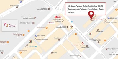 מפה של wilayah persekutuan קואלה לומפור
